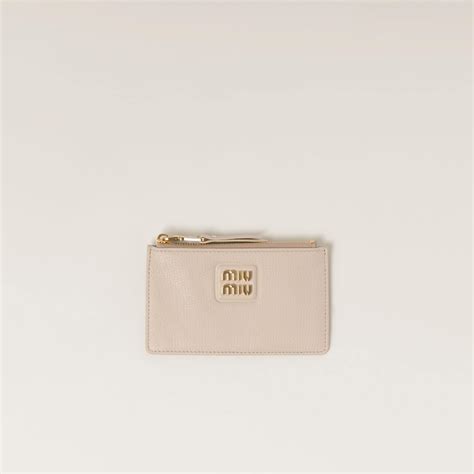 Raw White Large Madras Leather Wallet 